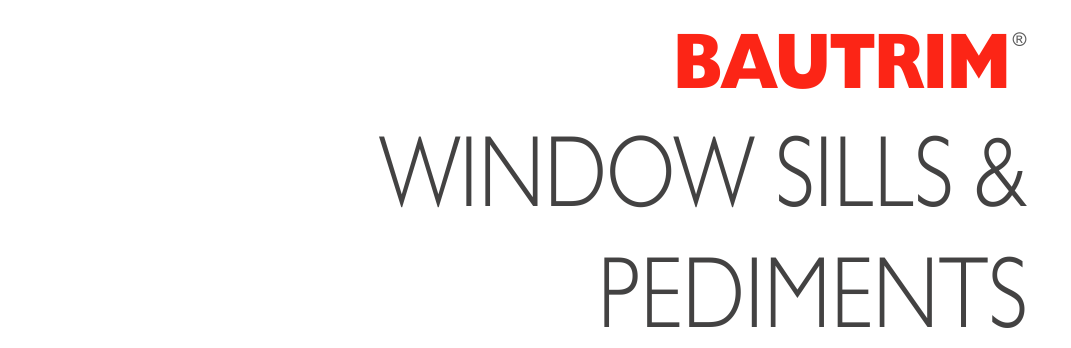 Window Sills & Pediments